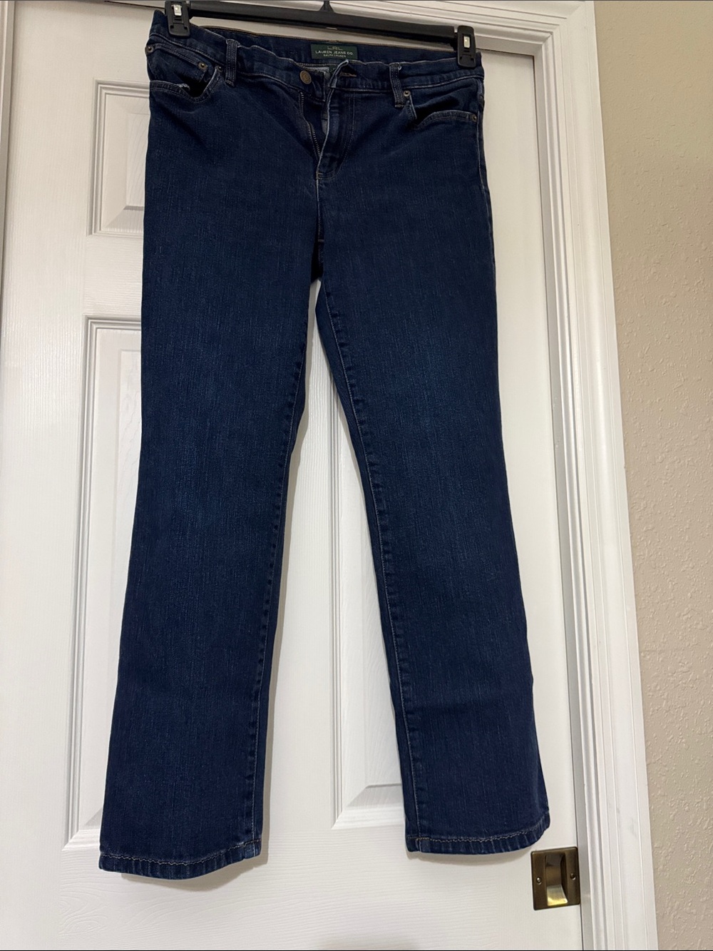 Ralph Lauren Women's Dark Blue Straight-Leg Jeans